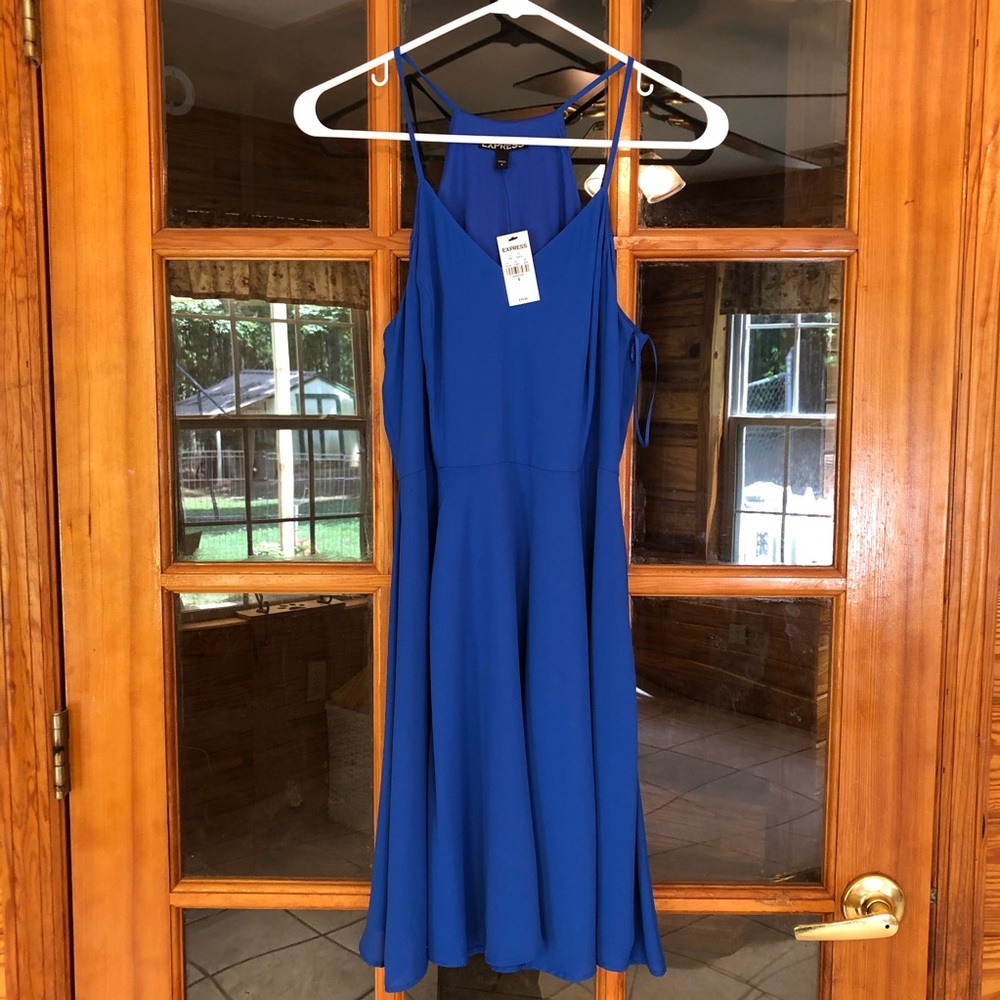 Express Racerback Fit & Flare Dress